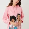 LELA Regular Fit - Hoodie - Pink 1 LELA Regular Fit - Hoodie - Pink -Lela 9faafdf1e6334d93a3fa81e2548491f1