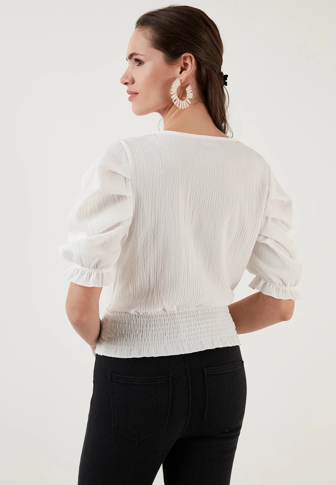 LELA Blouse - Ecru 4 LELA Blouse - Ecru - Afbeelding 2