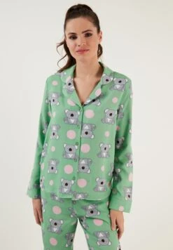 LELA Regular Fit - Pyjama - Green -Lela a1145ba77bc94e1f8e445c1d9dc28ec6
