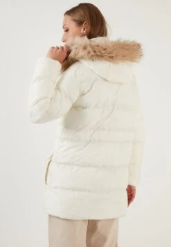LELA Regular Fit - Winterjas - Ecru -Lela a15ed157c20b48b4914e45461a232bd4