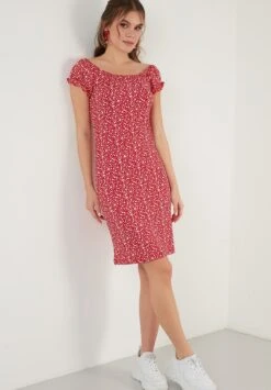 LELA Regular Fit - Etui-Jurk - Red -Lela a24f5b1df5cb4e0d943f8655f533d81f