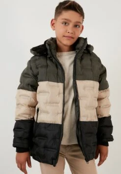 LELA Regular Fit - Winterjas - D.Khaki/Stone/Black -Lela a789ae0d948d4a0ca3c45d74c7c26e1e