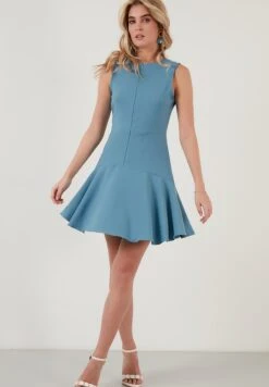 LELA Regular Fit - Jurk - Blue 13 LELA Regular Fit - Jurk - Blue -Lela a9d463c3408040d5a6ca83d3912100bf