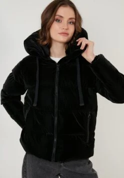 Lela Hooded Puffer Flame - Winterjas - Black -Lela aa398fc192c74604a388583252c21744