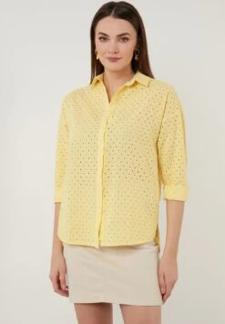 LELA Overhemdblouse - Yellow
