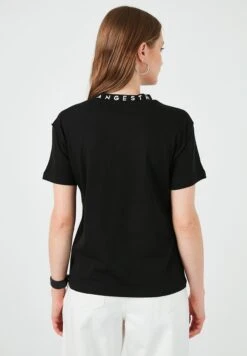 LELA Regular Fit - T-Shirt Print - Black 8 LELA Regular Fit - T-Shirt Print - Black -Lela ad36dcac48bc4ca28544768d9fa0b6d4
