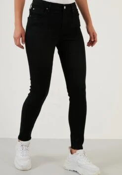 LELA Jeans Skinny Fit - Black Black -Lela ad3c4da024494b4cbd19570c2431c429