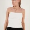 LELA Slim Fit - Top - White 1 LELA Slim Fit - Top - White -Lela ade5899e908c479ab4538bb2bcdf7f98