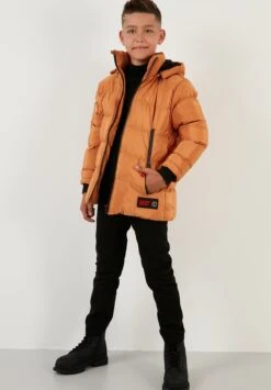 LELA Regular Fit - Winterjas - Mustard Yellow