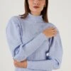 LELA Regular Fit - Trui - Blue -Lela b1c55d61e5c64cec9d2bf0ba42ae8e95