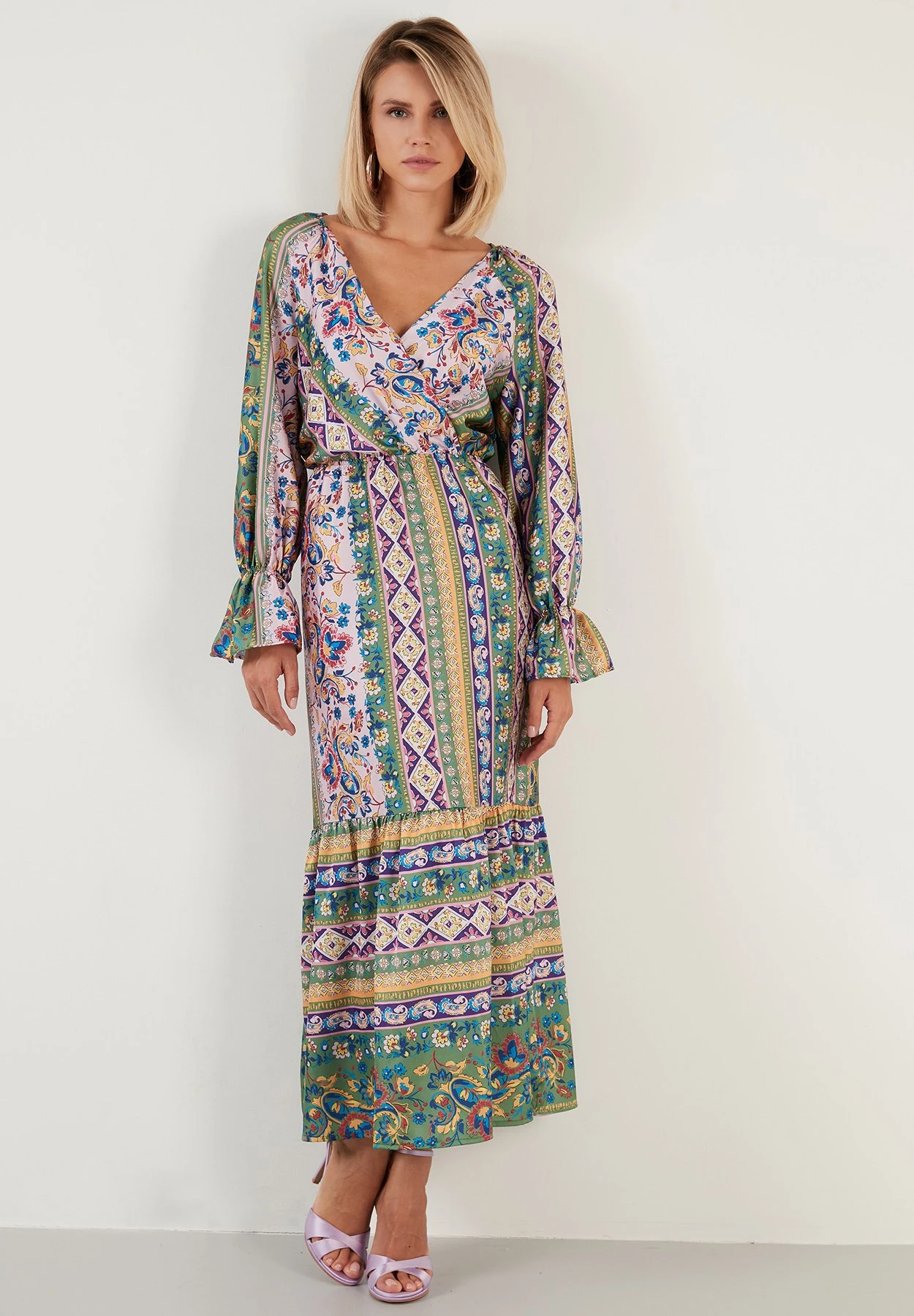 LELA Regular Fit - Maxi-Jurk - Pink 4 LELA Regular Fit - Maxi-Jurk - Pink - Afbeelding 2