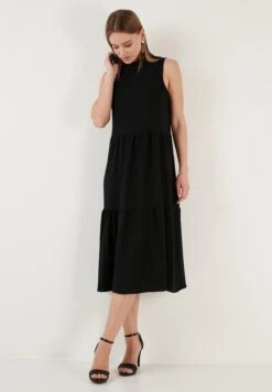 LELA Regular Fit - Jurk - Black -Lela b2e3acf6b7794ff7838c861914e0f583