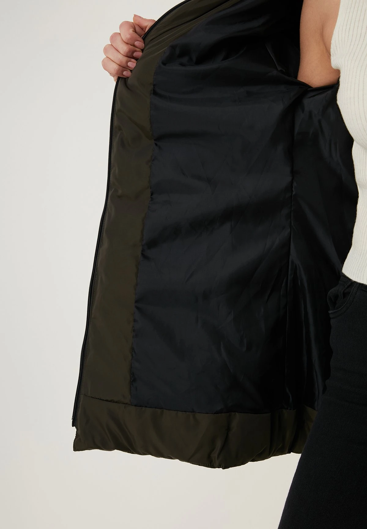 LELA Regular Fit - Winterjas - Khaki 7 LELA Regular Fit - Winterjas - Khaki - Afbeelding 5