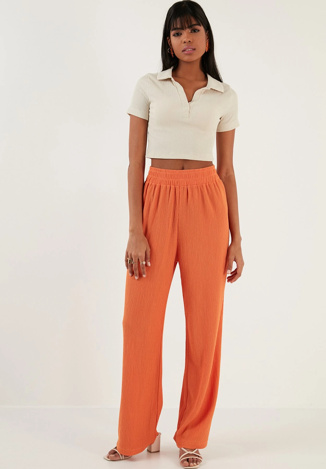 LELA Broek - Orange 4 LELA Broek - Orange - Afbeelding 2