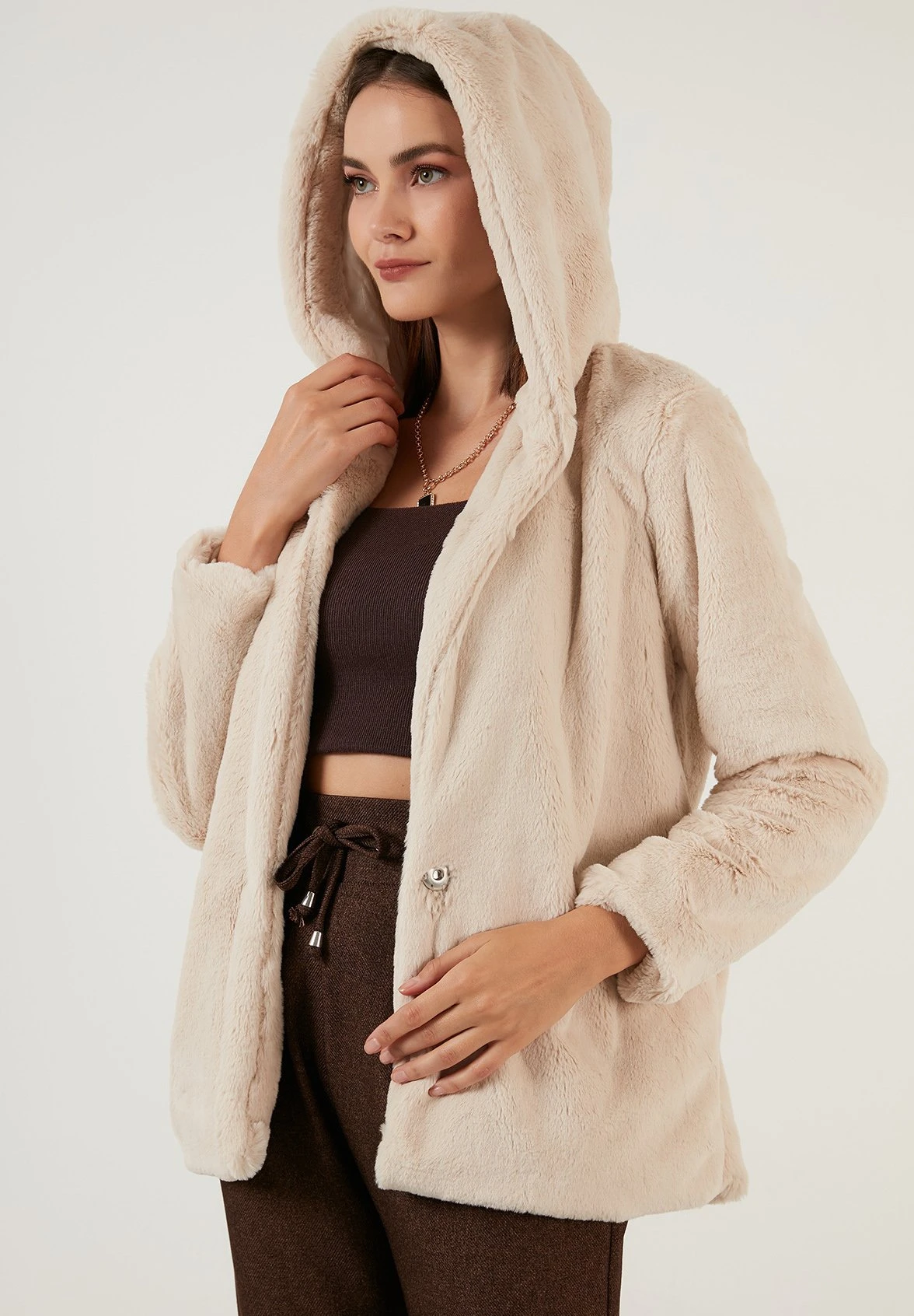 LELA Winterjas - Beige 7 LELA Winterjas - Beige - Afbeelding 5