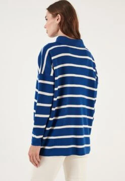 LELA Trui - Royal Blue/Light Stone -Lela c2668f2324ca4e9a80b5c7fe6a8c7837