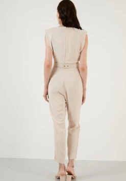 LELA Slim Fit - Jumpsuit - Stone -Lela c3e9dc702dcd4b73962281fa357bb640