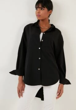 LELA Loose Fit - Overhemdblouse - Black
