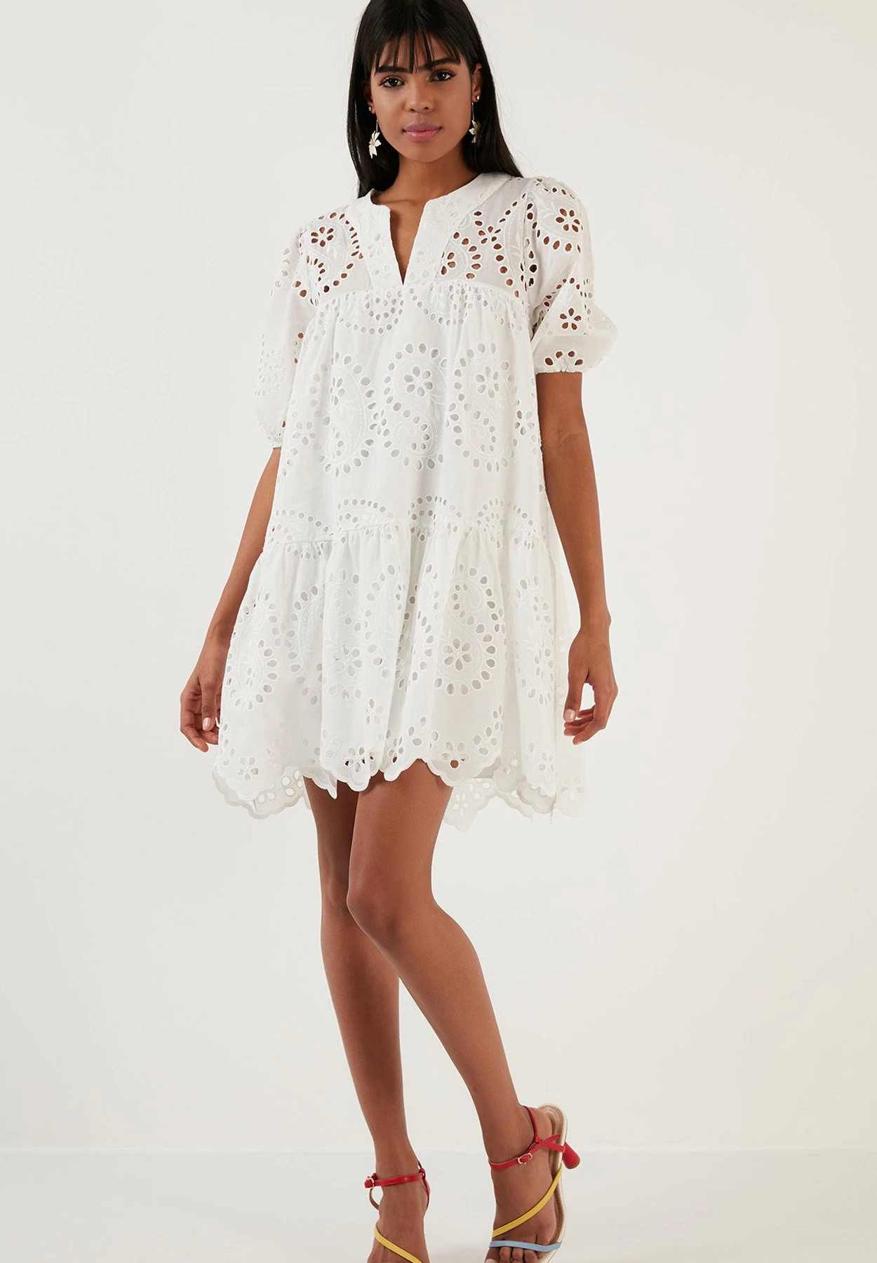 LELA Regular Fit - Jurk - Ecru 6 LELA Regular Fit - Jurk - Ecru - Afbeelding 4