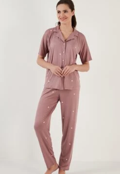 LELA Set Regular Fit - Pyjama - Dusty Rose -Lela c6042017800643409f349d464272e6eb