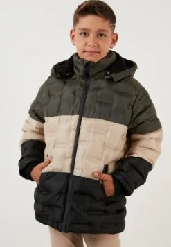 LELA Regular Fit - Winterjas - D.Khaki/Stone/Black -Lela c6e816672b344936944aa9c1a068a816