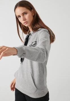 LELA Slim Fit - Hoodie - Grey -Lela c86380a1e9f048daab942712e510e183