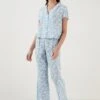 LELA Regular Fit Set - Pyjamabroek - Blue -Lela cb087013a18b4eb7b62f09468444514f