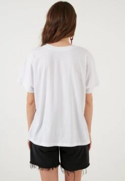 LELA Crew Neck- T-Shirt Basic - White -Lela ccfb72cb13504fdf8060692b24c416c4