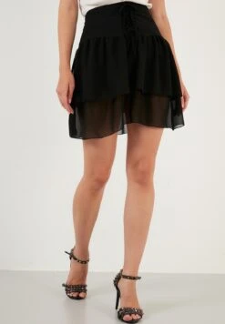 LELA Regular Fit - Minirok - Black 12 LELA Regular Fit - Minirok - Black -Lela ce89718618724d7e8a2c322337063a2b