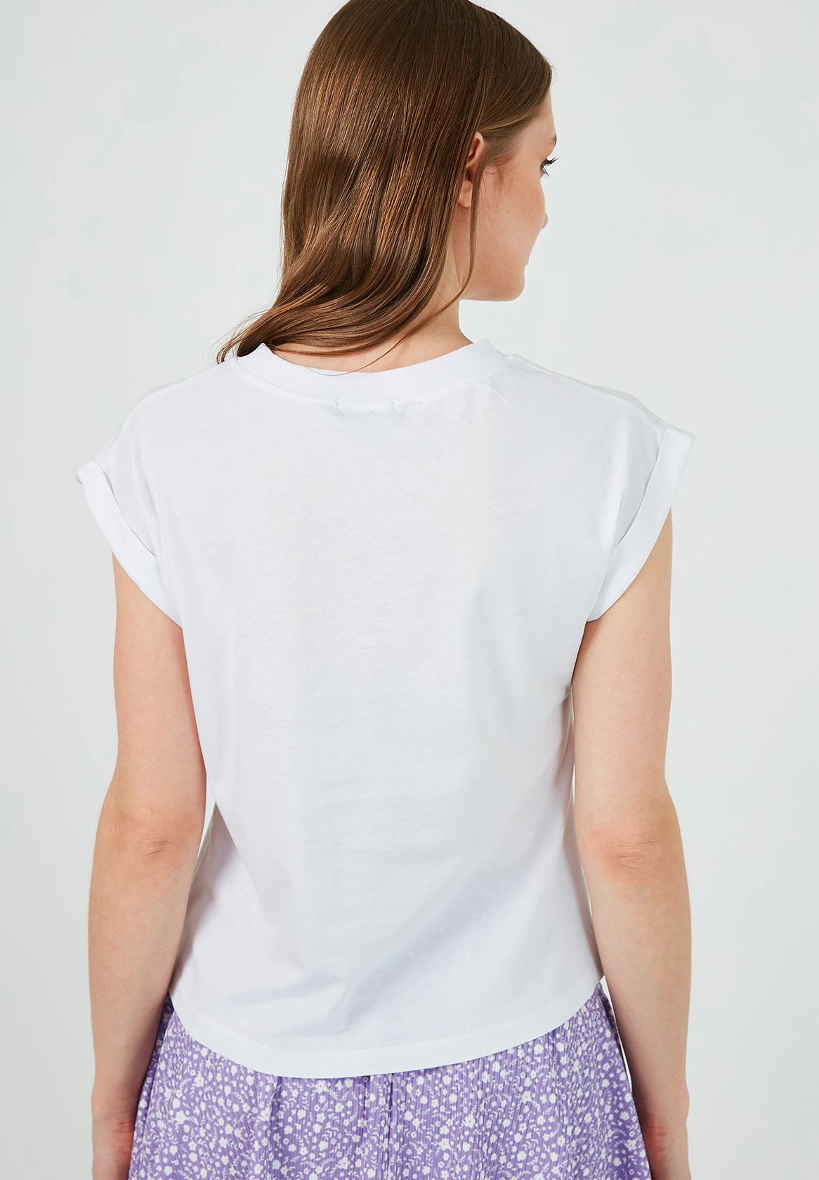 LELA Basic - T-Shirt Basic - White 5 LELA Basic - T-Shirt Basic - White - Afbeelding 3