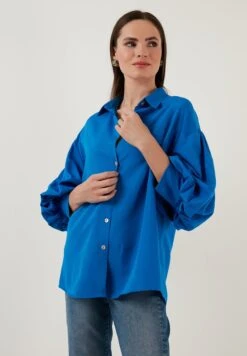 LELA Loose Fit - Overhemdblouse - Royal Blue