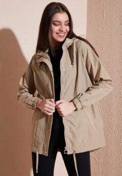 LELA Regular Fit - Parka - Mink -Lela d1b157c20fa449659d7f49949b5d1d35