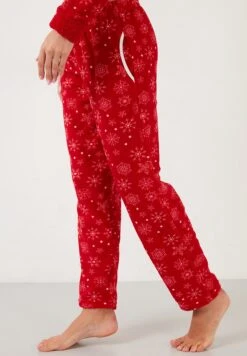 LELA Regular Fit - Pyjama - Red -Lela d4edb06516a04548b7ae8e26bf8fe609