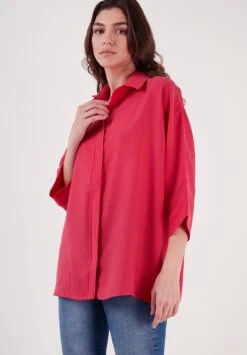 LELA Overhemd - Dark Fuchsia -Lela d70331df44874d869a4ad1701e3d6dd1