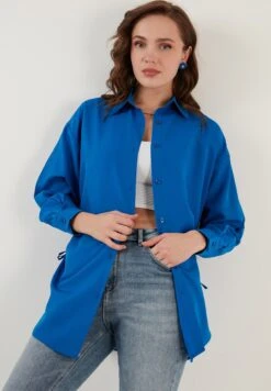 LELA Overhemdblouse - Royal Blue 12 LELA Overhemdblouse - Royal Blue -Lela d713fa5a6514407c934bc5b9de913485