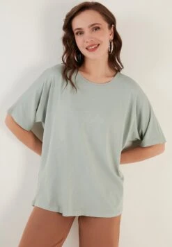 LELA Loose Fit - Blouse - Almond Green 11 LELA Loose Fit - Blouse - Almond Green -Lela d71623a27ce8470781724f51c28d1dfb