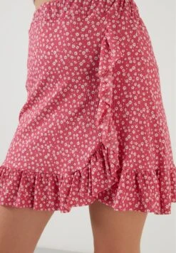 LELA High Waist - Wikkelrok - Fuchsia -Lela d771e6a7f103418bbc1e5a957c4e2bf3