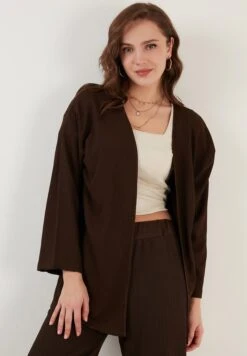 LELA Vest - Brown -Lela d7aefcfb5791405ebae072cddb9574f7