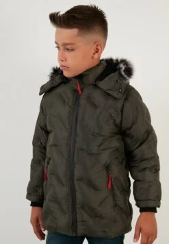 LELA Regular Fit - Winterjas - Dark Khaki -Lela d94d2ad8e87e4c5d9f4ef22ba21bc985