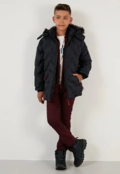 LELA Regular Fit - Winterjas - Mottled Black