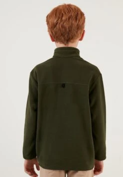 LELA Fleece Trui - Khaki 10 LELA Fleece Trui - Khaki -Lela df0da1218f0e45239872300a90c3a6d7