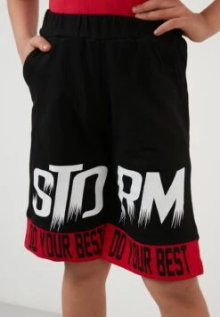 LELA Regular Fit T-Shirt And Shorts - Shorts - Red 12 LELA Regular Fit T-Shirt And Shorts - Shorts - Red -Lela dfda6de5cd09434499137e88aa99358f