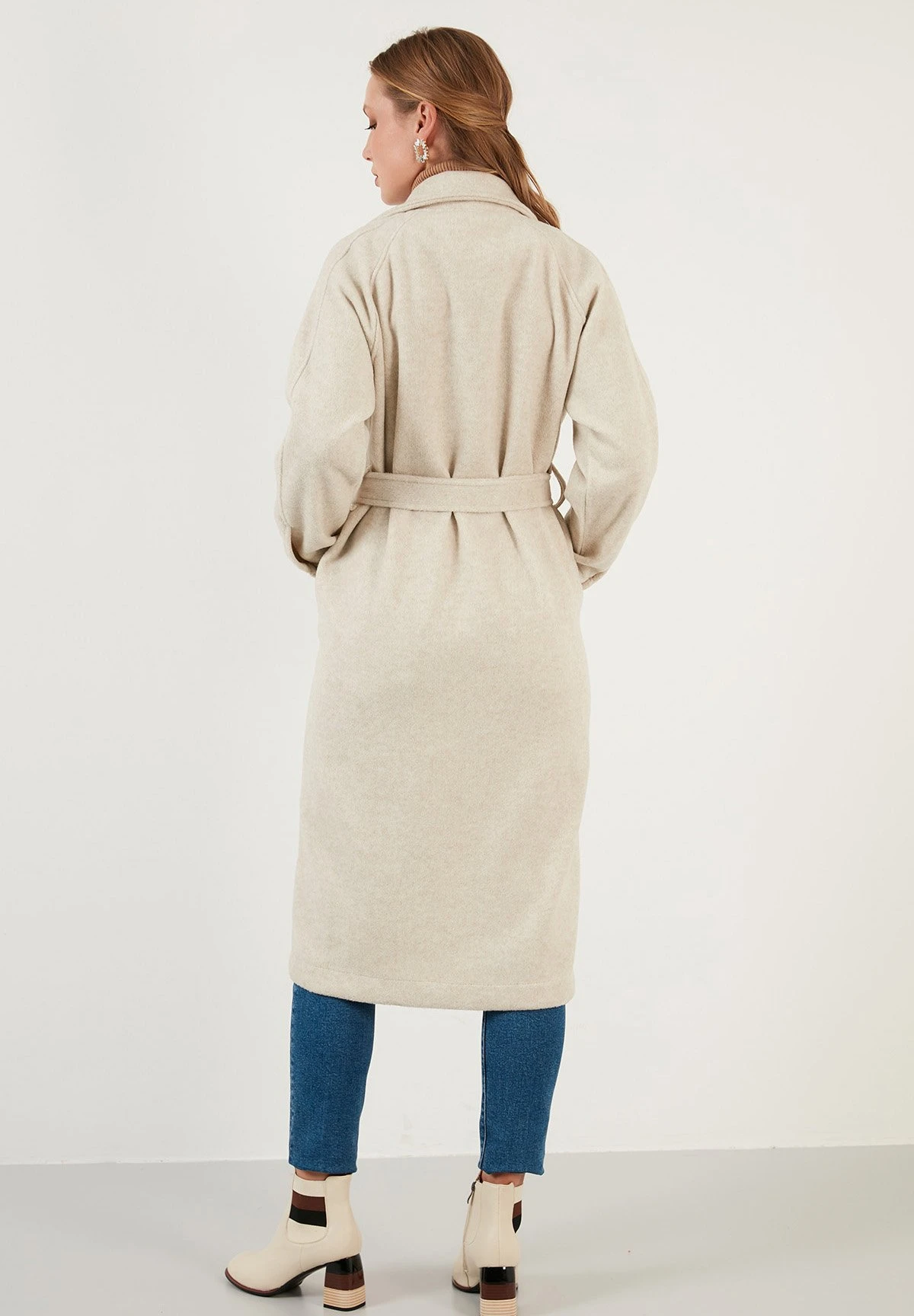 LELA Loose Fit - Mantel - Light Mink 5 LELA Loose Fit - Mantel - Light Mink - Afbeelding 3