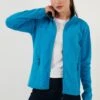 LELA High Collar Zipper- Fleecejas - Turquoise -Lela e0f53043d64940099ca82f3ed8cbc905