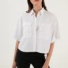 LELA Loose Fit - Overhemdblouse - White -Lela e1350415eb29461f88aaad3ee258c0be