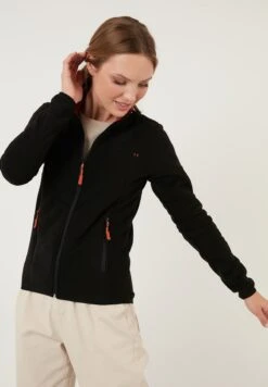 LELA High Collar Zipper- Fleecejas - Black 9 LELA High Collar Zipper- Fleecejas - Black -Lela e28968654c524f8f8c7bad2b82bac1e3