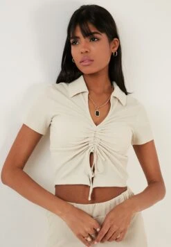 LELA Slim Fit - Blouse - Stone