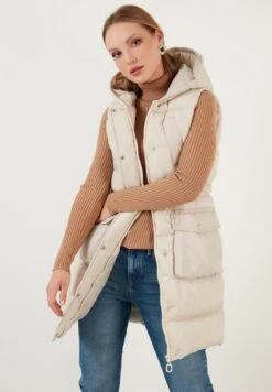 LELA Regular Fit - Bodywarmer - Stone 13 LELA Regular Fit - Bodywarmer - Stone -Lela e4fc2e2269d04ee4b70e4f0eb0c76659