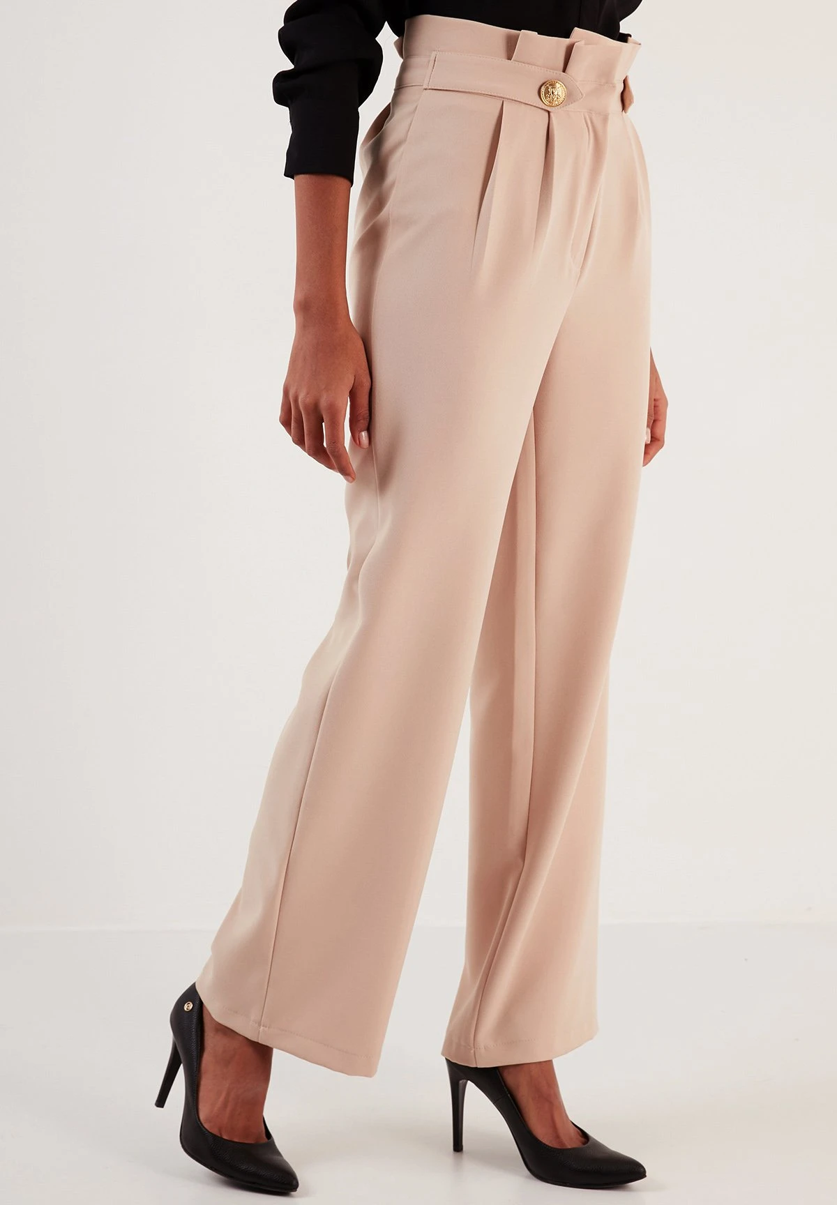 LELA Regular Fit - Broek - Mink 4 LELA Regular Fit - Broek - Mink - Afbeelding 2