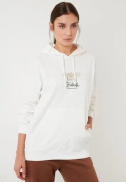 LELA Loose Fit - Hoodie - Ecru -Lela e855b57b78a540809bf330891f8b8576